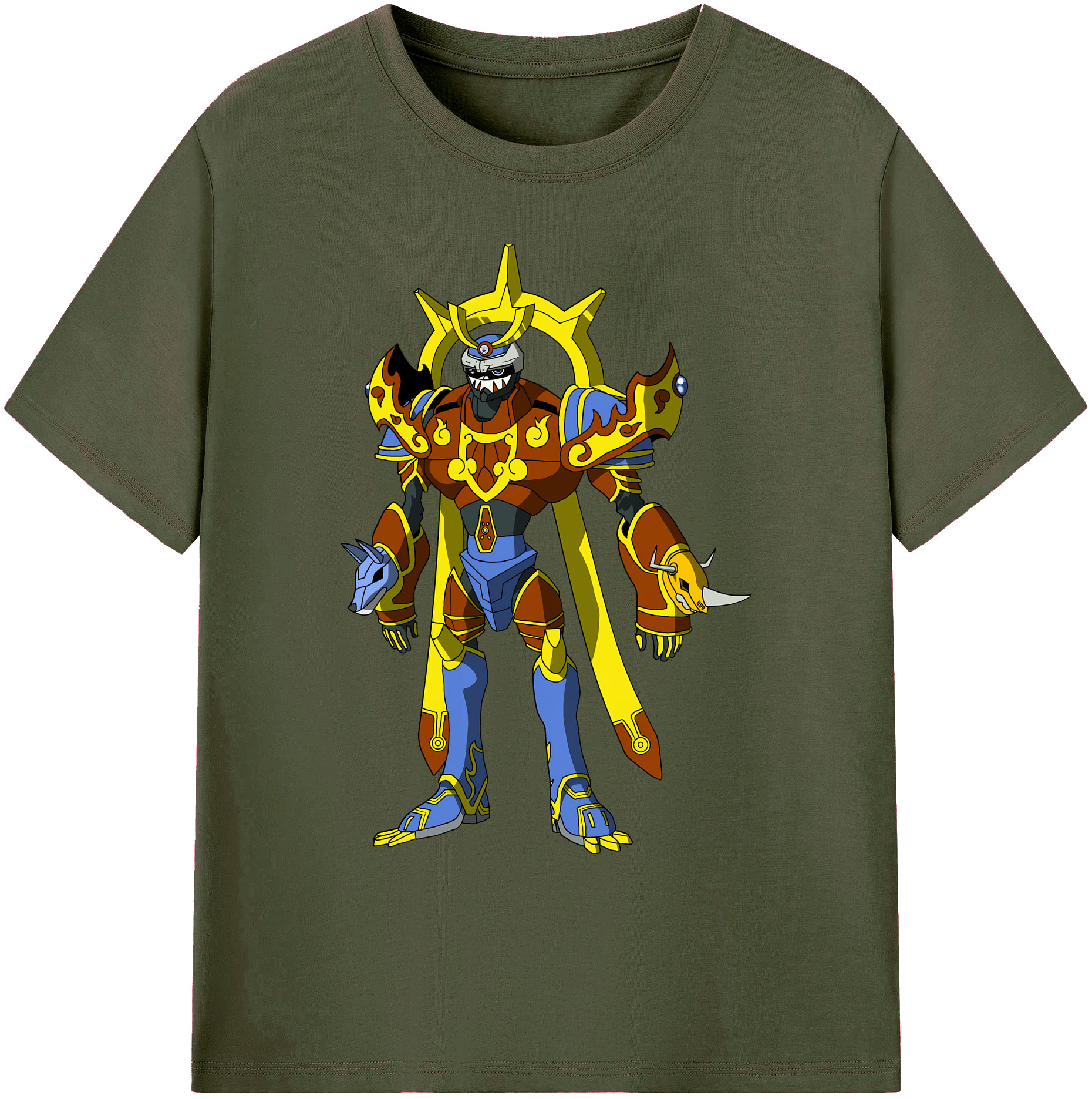（画像用） Digimon デジタルモンスター/デジモン 綿100％ メンズ半袖Tシャツ｜肌触りやわらか＆通気性